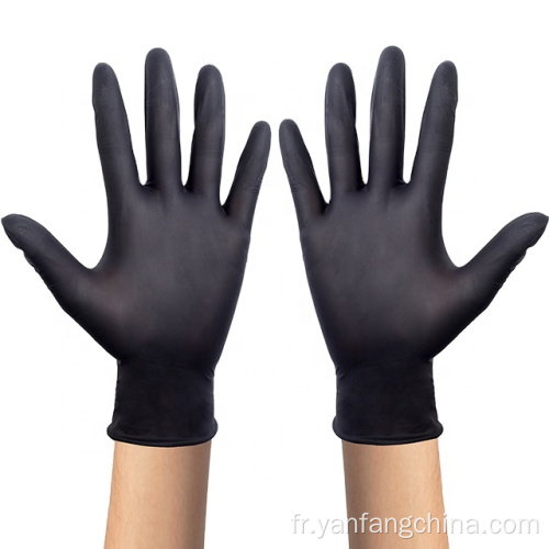 Gants en nitrile jetables gratuits en latex